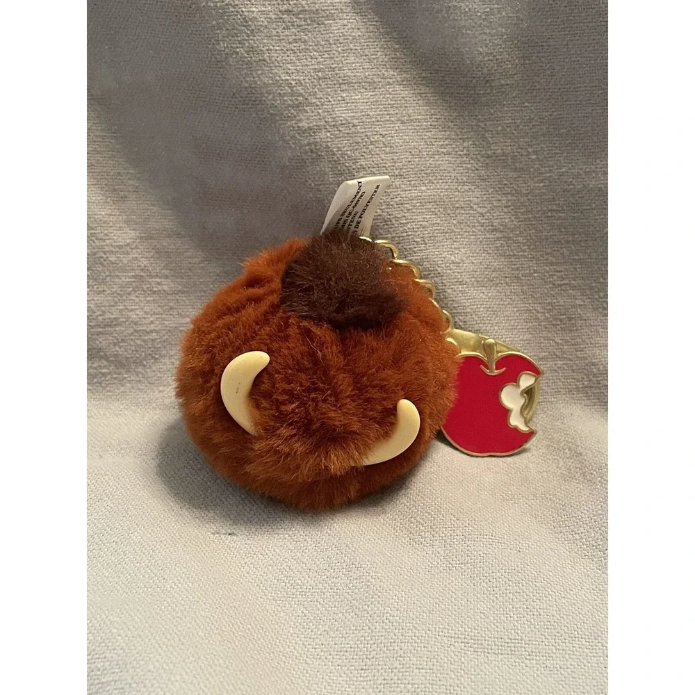 Walt Disney Flair Lion‎ King Pumbaa w/ Apple Keychain Bag Charm Good Flair Day